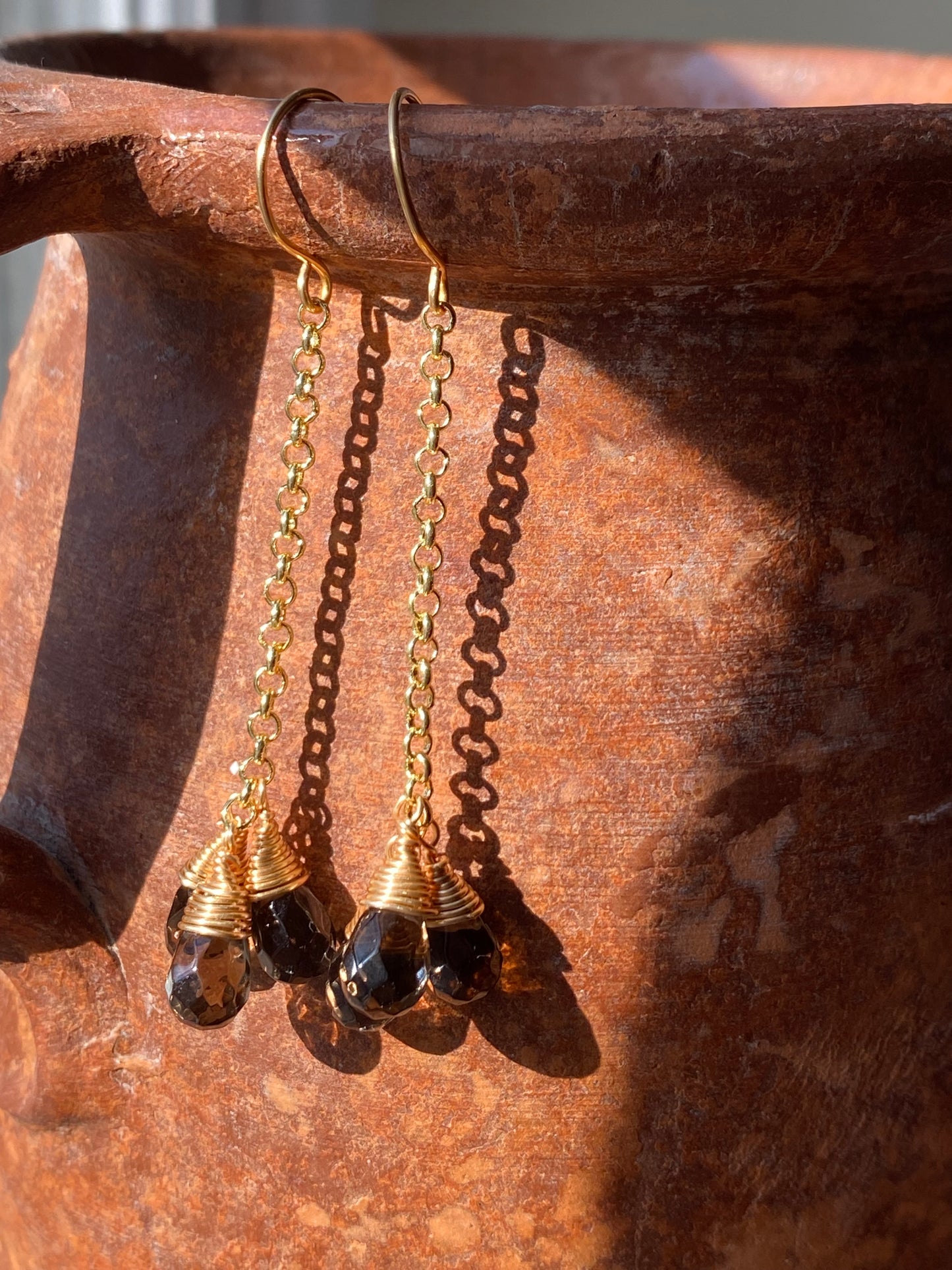 smoky quartz clusters